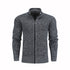 Men Slim Sweaters Stand Collar Fit Zipper Men Solid Cotton Thick Warm Sweater